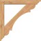 Ekena Millwork Olympic Traditional Smooth Bracket w/ Offset Brace, Western Red Cedar, 5 1/2"W x 36"D x 36"H BKT0604X36X36OLY01SWR - alternate 4
